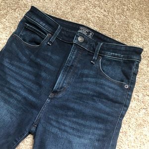 High rise skinny jeans